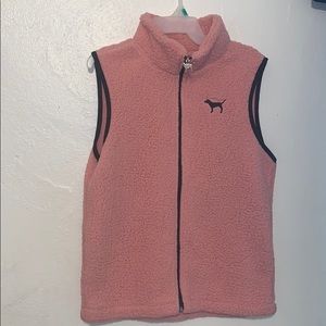Medium PINK Sherpa Vest